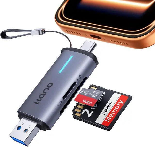 Main image of Micro SD Card Reader, 2 in 1 SD 3.0 Card Reader 5Gbps Photographers
