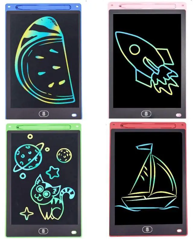 Main image of 4 Pack LCD Writing Tablet for Kids Doodle Board 8.5-Inch, Electronic Drawing Tablet Drawing Pad,Notebook Boogie Tablet for Toddler Learning Toys Gift for 3 4 5 6 Years Old Boy Girl