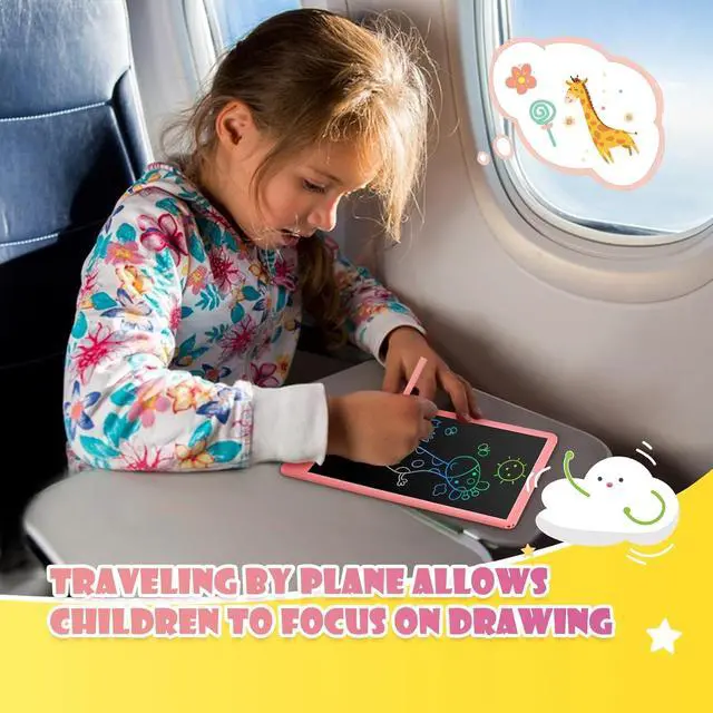 Alt view image 2 of 7 - 10" LCD Writing Tablet for Kids, No Mess Coloring Books for Toddler