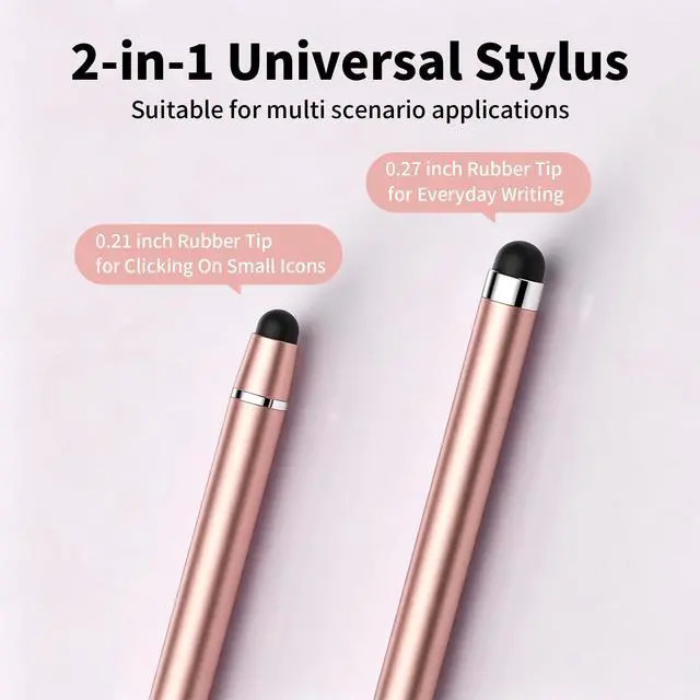 Alt view image 2 of 7 - Stylus Pen for Touchscreen iPad Pencil,2-in-1 Stylus Pen for iPad