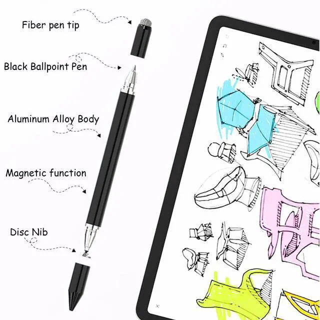 Alt view image 2 of 6 - 3 in 1 Universal Stylus Pen for Touchscreen,High Sensitivity&HighPrecision