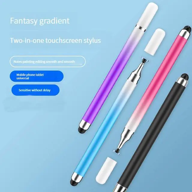 Alt view image 4 of 6 - Stylus Pen for Touch Screens(5pack), 2 in 1 High Precision & Sensitivity Capacitive Pens for iPad iPhone Android Tablets and All Universal Touchscreen Devices