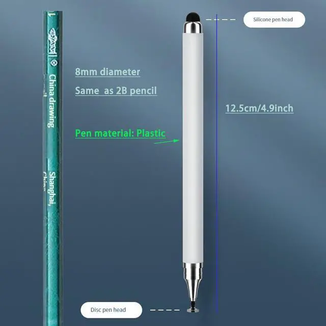 Alt view image 5 of 6 - Stylus Pen for Touch Screens(5pack), 2 in 1 High Precision & Sensitivity Capacitive Pens for iPad iPhone Android Tablets and All Universal Touchscreen Devices