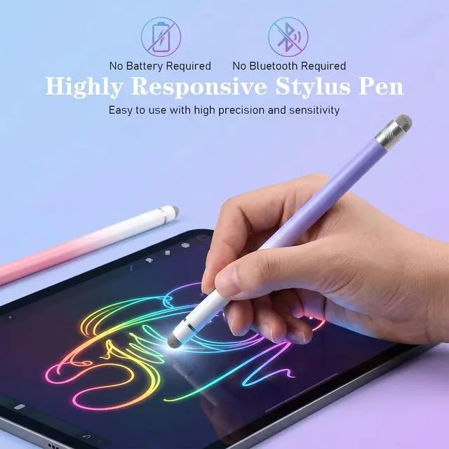 Alt view image 5 of 7 - 2 Pcs Stylus Pen 2-in-1 Stylus Pen, Universal Tablet Pens
