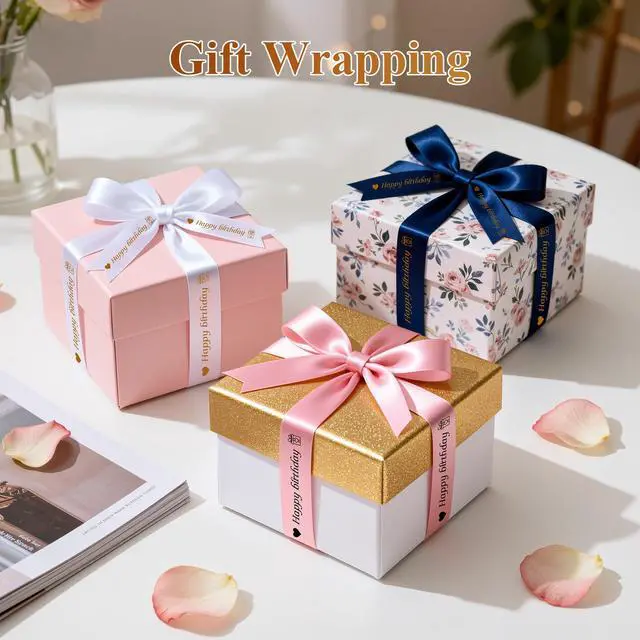 Alt view image 6 of 7 - P12 Satin Ribbon Label Tape for Gift Wrapping, DIY Craft Wedding