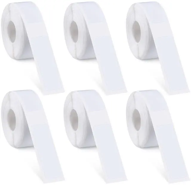 Main image of 6 Rolls Label Maker Tapes for Phomemo D30, 960 Pcs 12 x 40mm Thermal Labels Printer Sticker Paper with Self-Adhesive Waterproof Adhesive Label Printer Tape Paper for Office Household Supplies