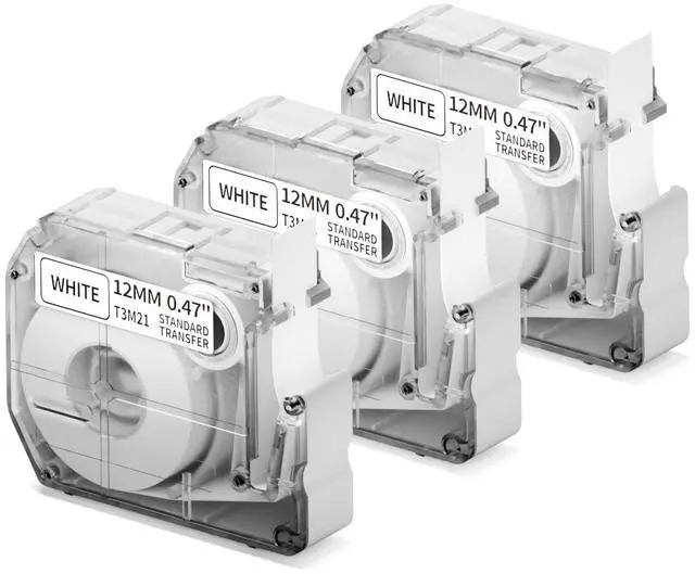 Main image of Label Maker Tape- M950 Laminated Labels, 12mm×,4m, Black on White