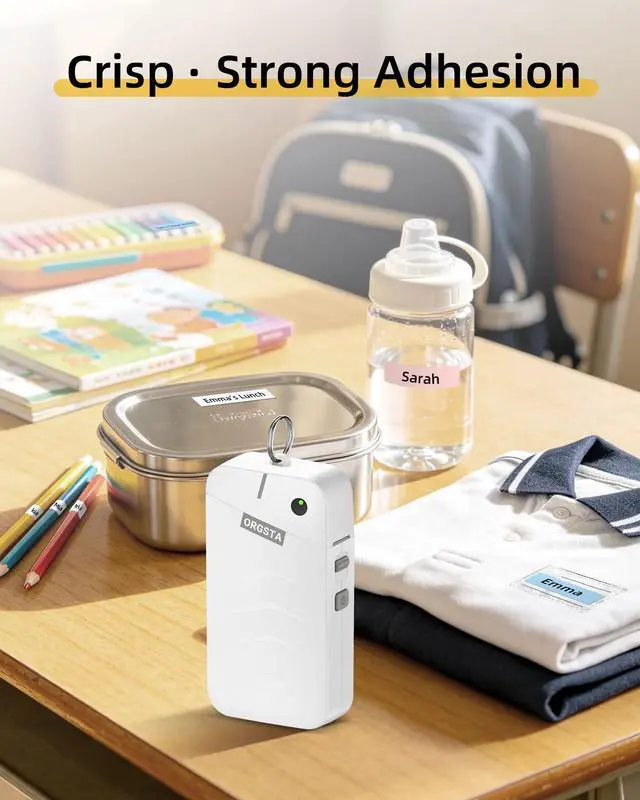 Alt view image 3 of 7 - S001 Label Maker Machine with Tape, Portable Bluetooth Label Maker