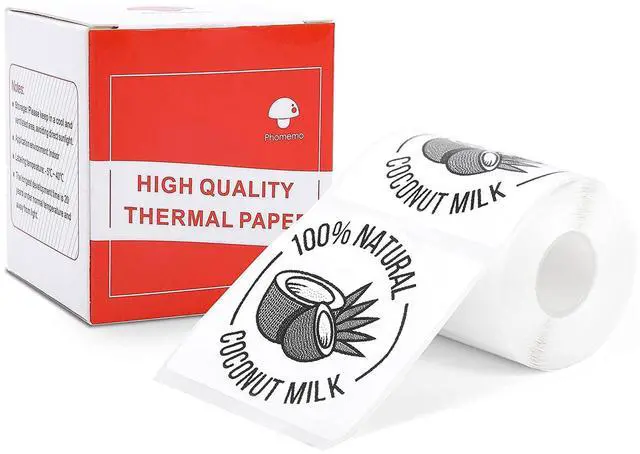 Main image of Phomemo Labels, 1.96"(50×50mm) Round M110 Thermal Labels for M220/M100/M250/M102/M221/M200/M108, Multi-Purpose Roll Thermal Stickers for Small Business, Retailers and Boutiques - 140 Labels/ 1 Roll