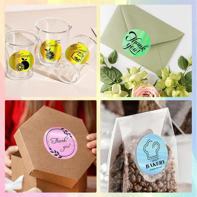 Alt view image 7 of 7 - M110 Thermal Labels 2 Inch Circle Holographic Sticker Printer Labels