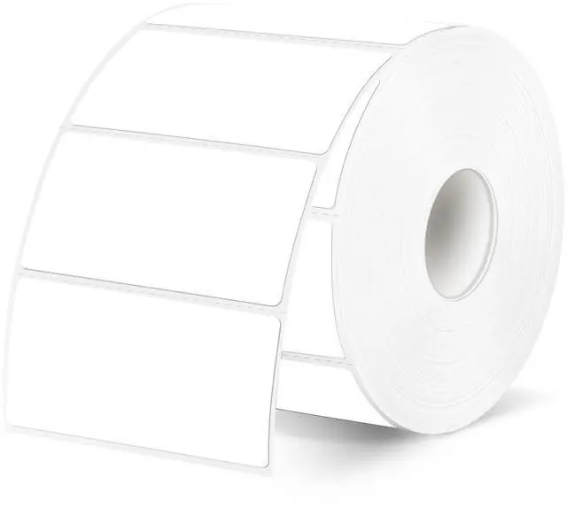 Main image of 2x1 Inch Thermal Labels, White Thermal Printer Stickers, Waterproof Self-Adhesive Shipping Label Printer Sticker for Barcode, Name, Address, 300 Labels/Roll