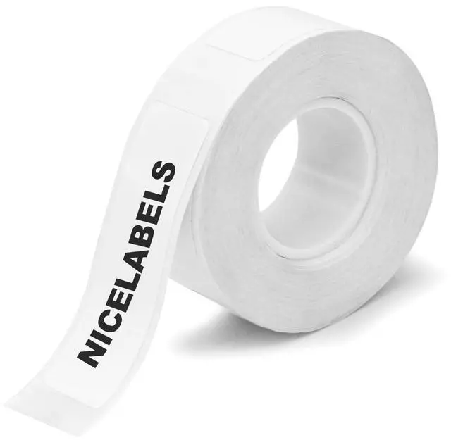 Main image of 1 roll Tape Refills (Bright White), Compatible with Phomemo D30 Printer, White Sticker Thermal Paper, self-Adhesive and Waterproof, 12mm X 40mm (0.47 X 1.57 inches), 160 Labels/roll