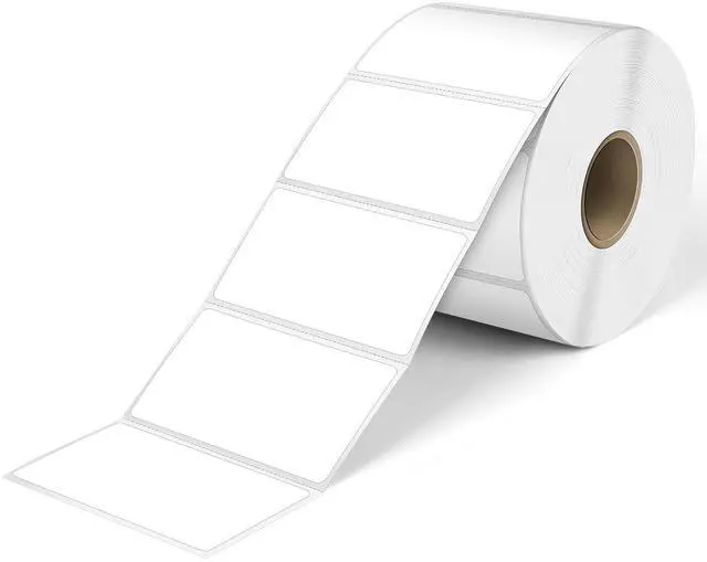 Main image of 2.25" x 1.25" Direct Thermal Labels, Permanent Adhesive Barcode Address Labels & Compatible with Rollo, Zebra and Other Desktop Printers (1 Roll, 1000 Labels)
