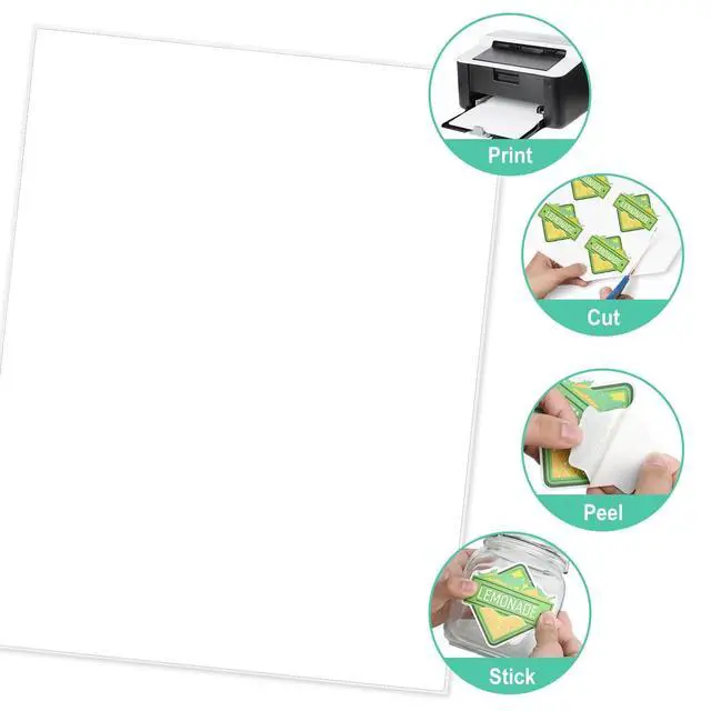 Alt view image 3 of 7 - 2.25" x 1.25" Direct Thermal Labels, Permanent Adhesive Barcode Address Labels & Compatible with Rollo, Zebra and Other Desktop Printers (1 Roll, 1000 Labels)