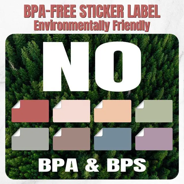 Alt view image 5 of 6 - 8 Colors/ 1 Roll Square Thermal Sticker Labels Self Adhesive Direct Thermal Labels Multipurpose Printer Paper for DIY, Name Tag, 1.18 x 1.97 Inches/ 30 x 50 mm(Morandi Color)