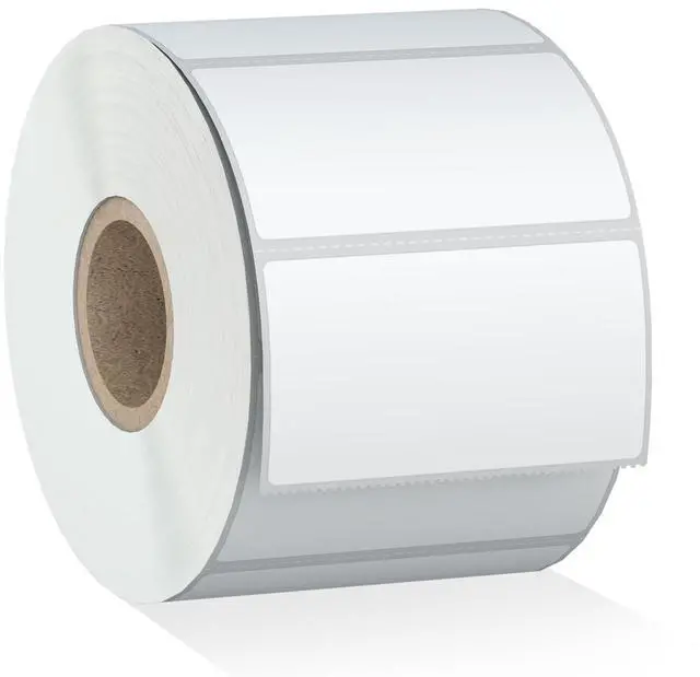 Main image of 2.25" x 1.25" Direct Thermal Labels, 1000 Labels/Roll, White Perforated Barcode & Return Address Label, Waterproof Strong Adhesive, Compatible with Zebra ZD410 ZD411 LP2824, Rollo, MUNBYN