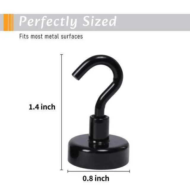 Alt view image 6 of 6 - Magnetic Hooks, Cruise Ship Essentials,10Pcs-30lbs Magnet Hook