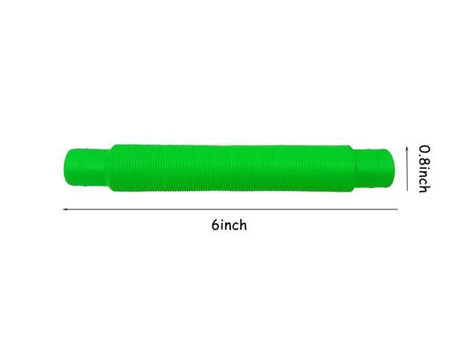 Alt view image 2 of 7 - 48 Pcs Pop Tubes Party Favor for Kids, Fidget Toys for Easter Basket Goodie Bag Stuffers , Pop Tubes Bulk for School Classroom Rewards Prizes Birthday Christmas Valentine Gift