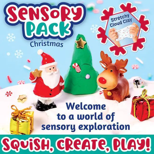 Alt view image 2 of 7 - Sensory Pack: Christmas - Activities for Kids, Toddler Stocking Stuffers & Sensory Bin Filler, Travel Toys for Toddlers (Ages 3+)