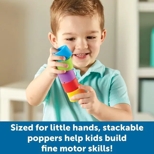 Alt view image 4 of 6 - Rainbow Emotion Fidget Poppers, Sensory Toys, Social-Emotional Learning ,Sensory Toys for Toddlers, SEL Skills,Fine Motor Skills, Ages 3+,5 Pieces