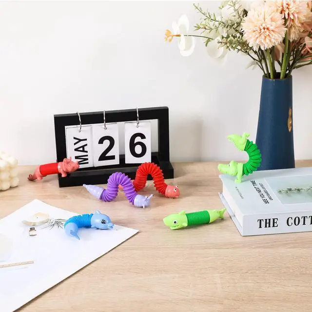 Alt view image 2 of 7 - Pop Tubes - Animal Fidget Toys, Sensory Toys for Toddlers 3-4, Party Favors for Kids 3-8