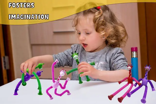Alt view image 5 of 6 - Giraffe Sensory Travel Toys, Sensory Toys for Kids with Autism
