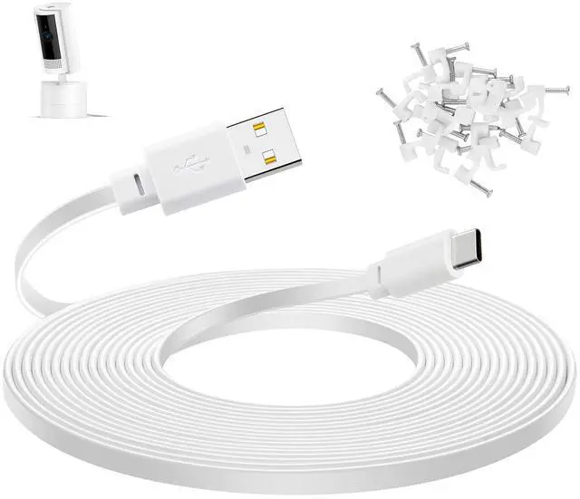 Main image of 30 ft Extension Cable for Ring Pan-Tilt Indoor Cam (2024) White