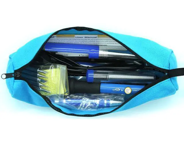 Alt view image 4 of 7 - Electric Soldering Iron Kit 60W Adjustable Temperature Welding Tools