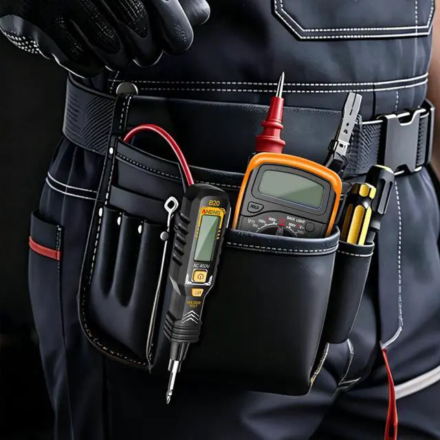 Alt view image 7 of 7 - Digital Multimeter with Case, AC/DC Voltmeter, Ammeter and Ohmmeter