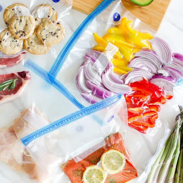 Alt view image 7 of 7 - Sous Vide Bags for Joule and Anova Cooker - 20 Pieces Kit with Vacuum Sealer Bags, Hand Pump, Clips - 3 Bag Sizes, Food Storage, Meal Prep - Fits Any Sous Vide Cooking Machine