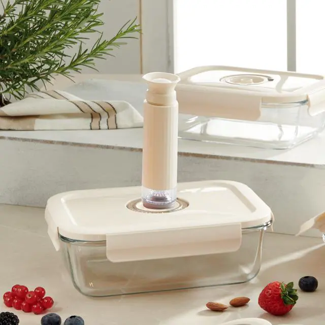Alt view image 5 of 6 - Manual Vacuum Seal Pump for Food Storage, Food Saver Vacuum Sealer Handheld for Sous Vide Bags & Vacuum Containers, Jar Vacuum Sealer for Wide & Regular Mouth Mason Jars (Only Pump)