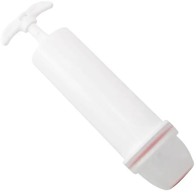 Main image of Manual Portable Vacuum Sealing Pump 5.9 x 1.18 inches Mini Pump for Vacuum Sous Vide Bags for Clothes and Food White