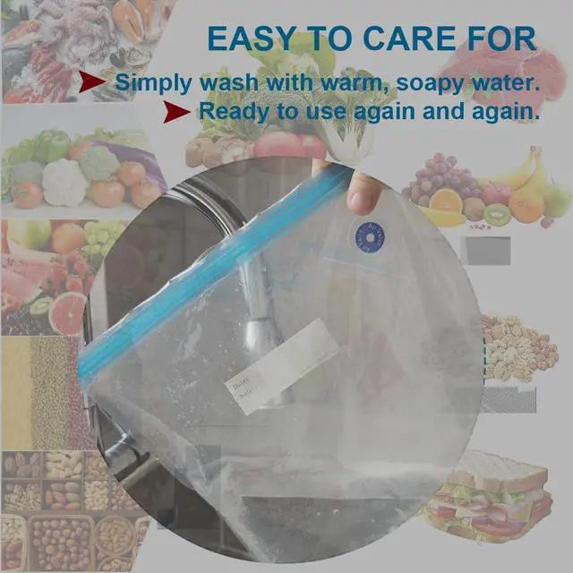 Alt view image 7 of 7 - 30pcs Vacuum Sealer Kit, Durable/Airtight Food & 3D Printer Filament Storage, with 60KPA Auto Pump & Clips for Cooking/Freezing/Travel/Filament Dry, Compression Storage