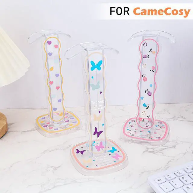 Alt view image 4 of 4 - Headphone Holder for Desk, Gaming Headset & Earphone Stand with Tulip Flowers Pattern