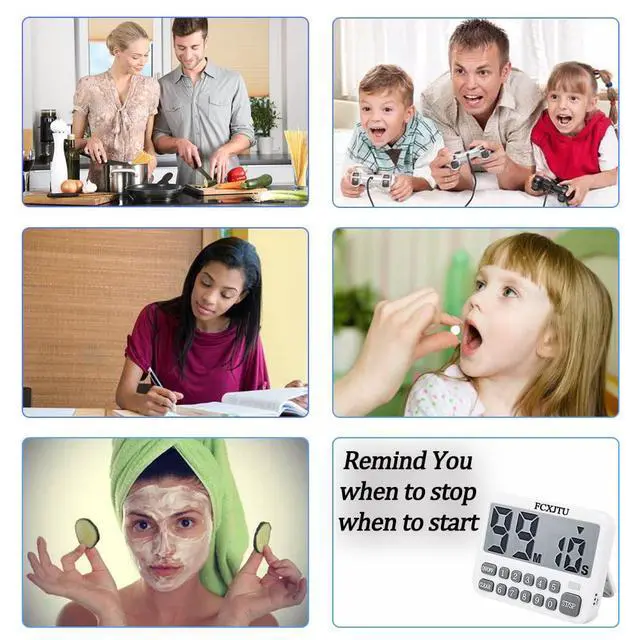 Alt view image 3 of 7 - Digital Kitchen Timer, Digits Directly Input Countdown Timer for Cooking