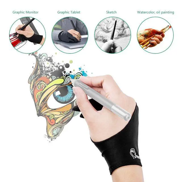 Alt view image 6 of 7 - PR01 Artist Drawing Glove for Drawing Tablet,Fit for Both Right and Left Hand