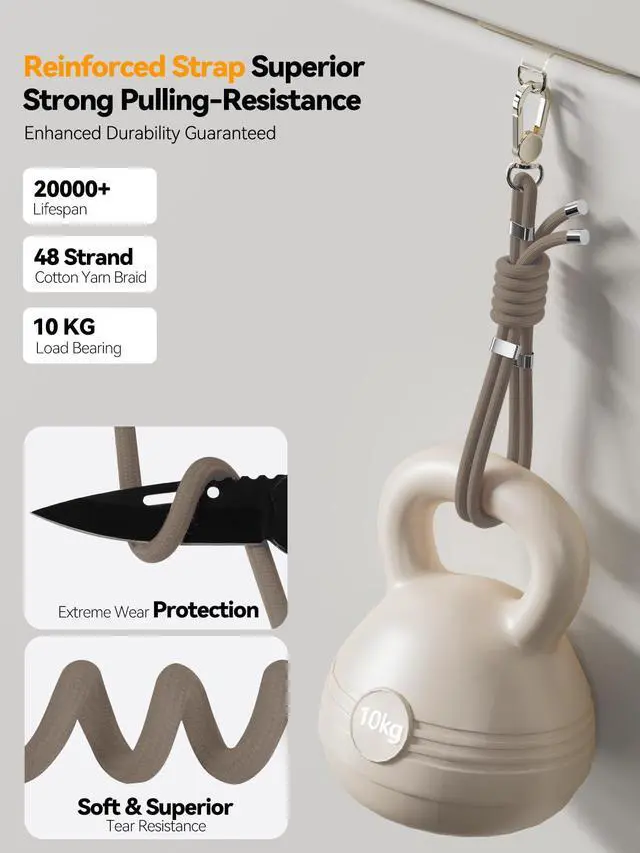 Alt view image 3 of 6 - 4-IN-1 Phone Lanyard, Adjustable Cell Phone Lanyard with 2 Tether Tabs, Men Women Wrist Strap for iPhone,Smartphone