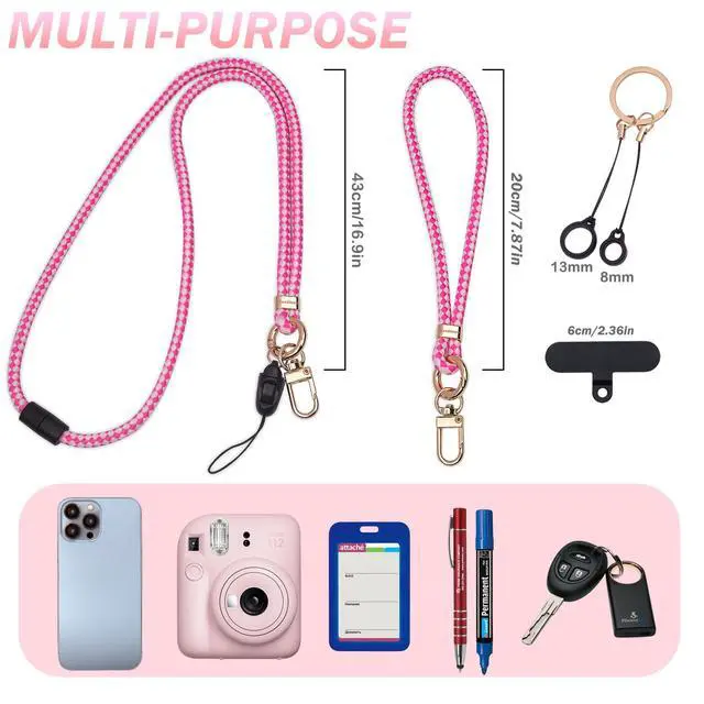 Alt view image 2 of 6 - Cell Phone Lanyard with Safety Breakaway Buckle
