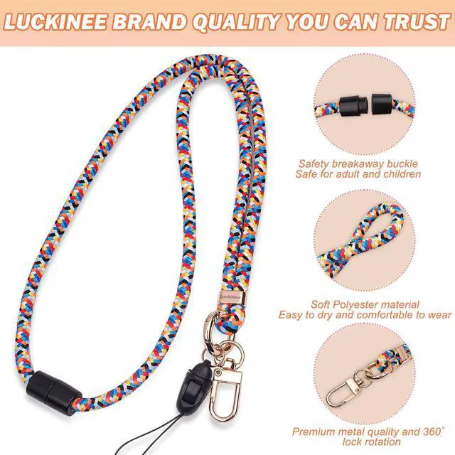 Alt view image 3 of 6 - Cell Phone Lanyard with Safety Breakaway Buckle