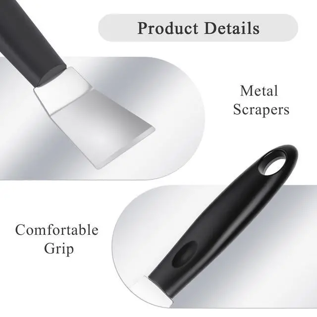 Alt view image 3 of 7 - 2Pcs Professional 3D Printer Tool, Polished Stainless Steel Spatula