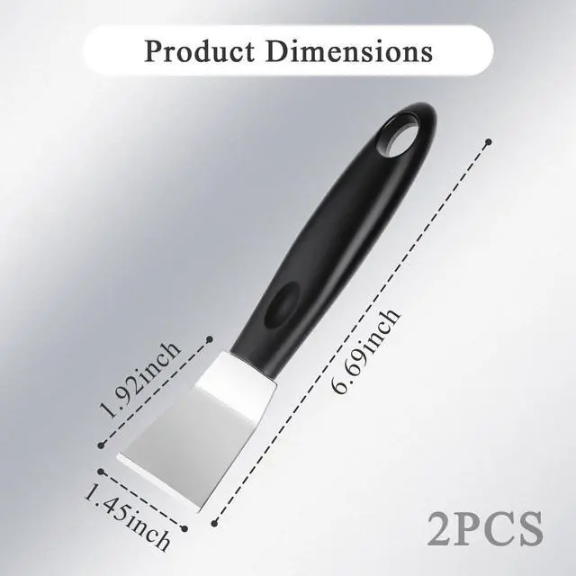 Alt view image 2 of 7 - 2Pcs Professional 3D Printer Tool, Polished Stainless Steel Spatula
