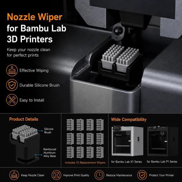 Alt view image 2 of 7 - P1S 3D Printer Maintenance Tool Kit for Bambu Lab P1S/P1P/X1/X1C/X1E