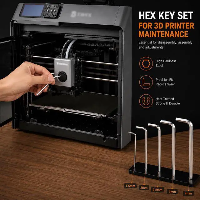 Alt view image 5 of 7 - P1S 3D Printer Maintenance Tool Kit for Bambu Lab P1S/P1P/X1/X1C/X1E