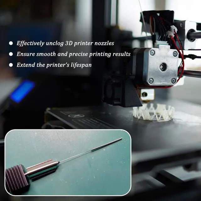 Alt view image 5 of 7 - 10PCS 3D Printer Nozzle Cleaning Needles, 10Size Stainless Steel