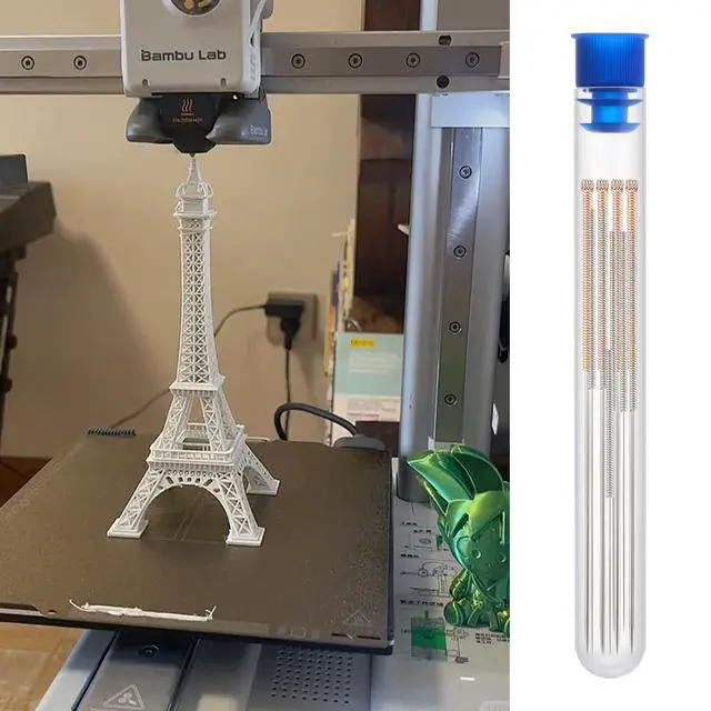 Alt view image 7 of 7 - 10PCS 3D Printer Nozzle Cleaning Needles, 10Size Stainless Steel