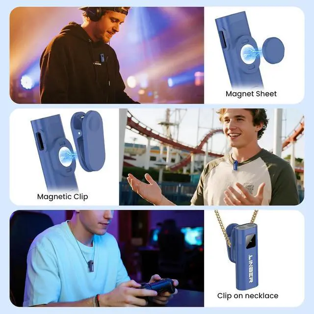 Alt view image 5 of 7 - Wireless Lavalier Microphone for iPhone, Noise Cancelling