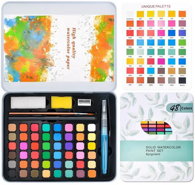 Main image of Stocking Stuffers Birthday Valentines Day Gifts Watercolors Paint Set