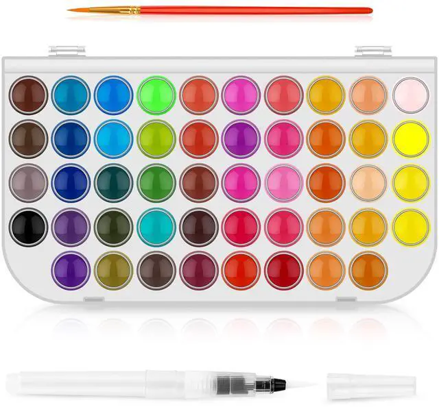 Main image of 48 Colors Watercolor Paint Set for Kids Adults Artist Painting