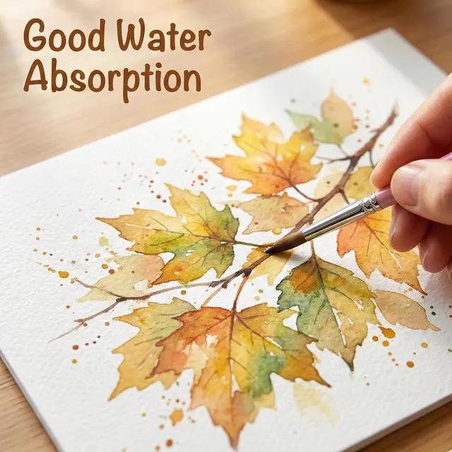 Alt view image 3 of 7 - 82 Sheets 5x7 Watercolor Paper Bulk, 110 lb/230 GSM Cold Press Paper White Water Color Paper for Kids Child Adults Artists Drawing Wedding Gift Cards for Drawing Painting Markers Gouache Watercolors
