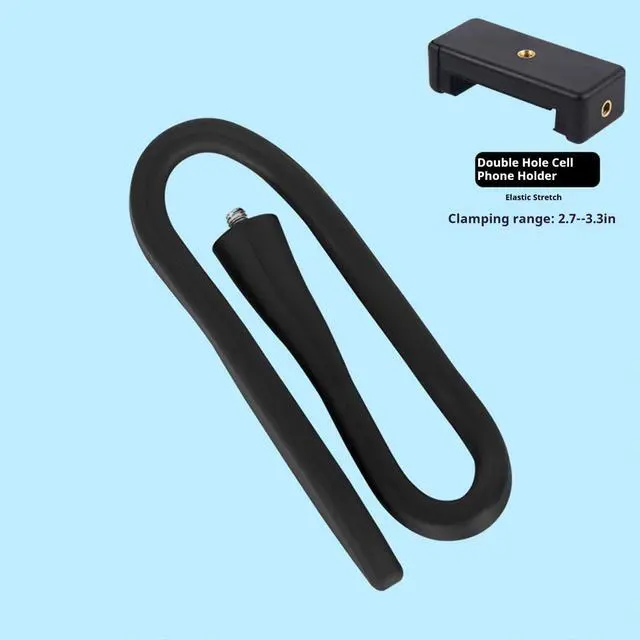 Alt view image 5 of 6 - Microphone Holder Cell Phone Holder Adjustable Gooseneck Smartphone Holder for iPhone16/15/14/13/12 Pro Max and Samsung Galaxy All Smartphones Universal Guitar Playing Live Gig Cell Phone Clip Holder